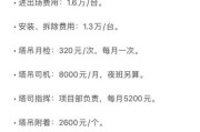 塔吊租赁价格怎么算_塔吊型号如何选择
