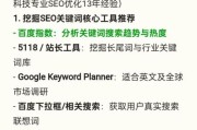 2024网站SEO怎么做_长尾关键词挖掘方法