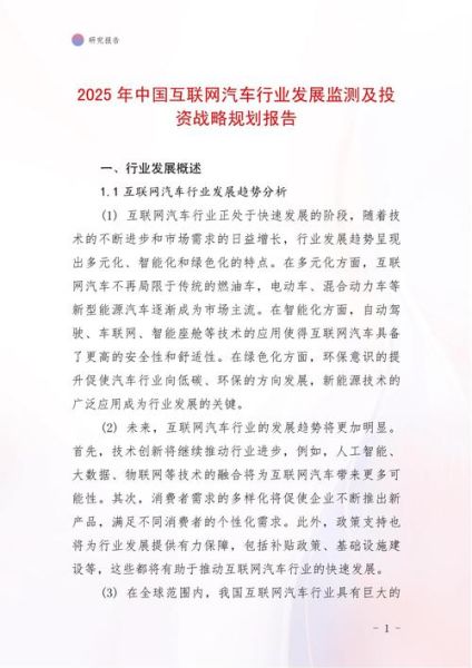 互联网汽车发展前景_未来十年值得投资吗