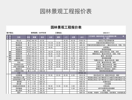 景观设计收费标准_景观设计多少钱一平米