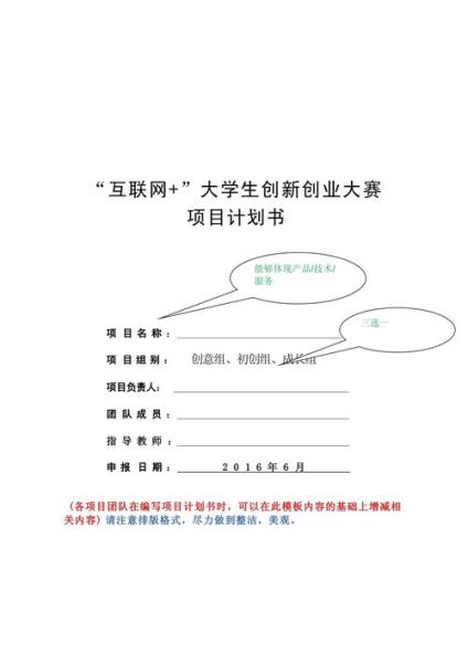 互联网项目计划书怎么写_项目计划书模板下载