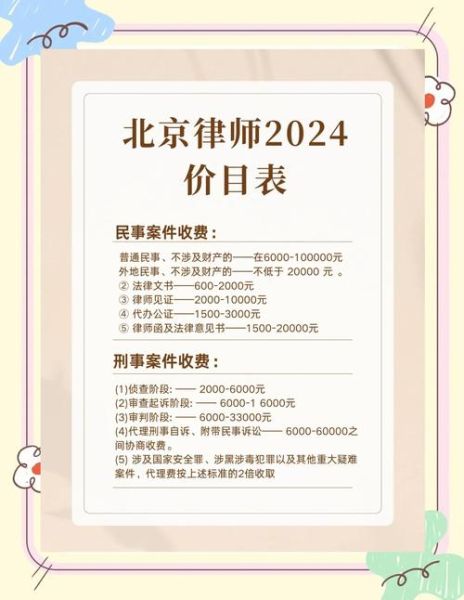 律师收费标准_如何找靠谱律师