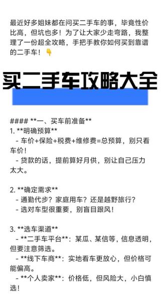 二手车保值率怎么算_买二手车注意哪些细节